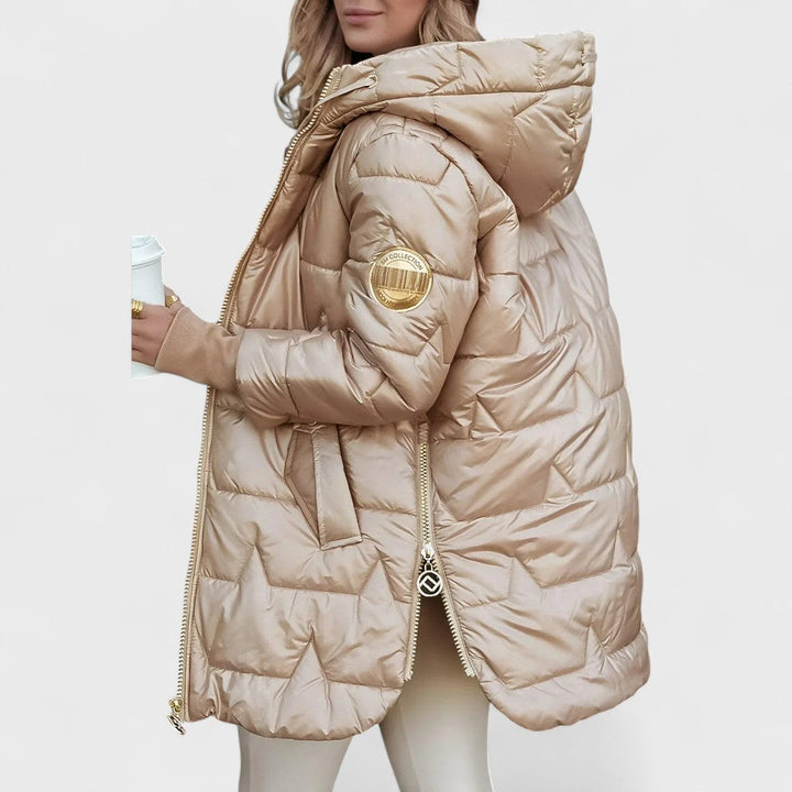 Elowira | Elegant Winter Coat with Hood