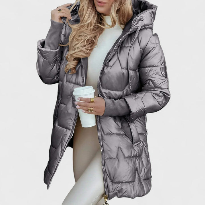 Elowira | Elegant Winter Coat with Hood
