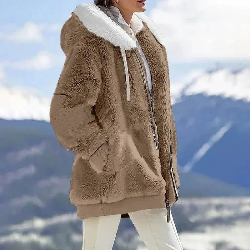 Corinne | Women’s Winter Hooded Zip Jacket