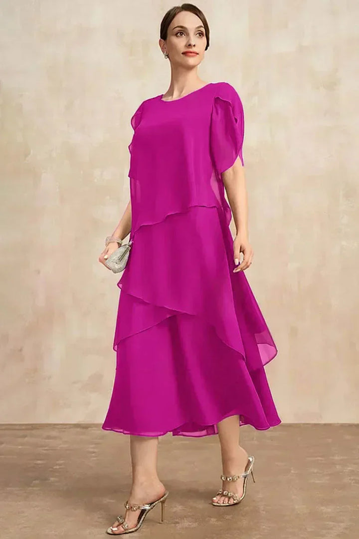 Lina | Classic Chiffon Dress