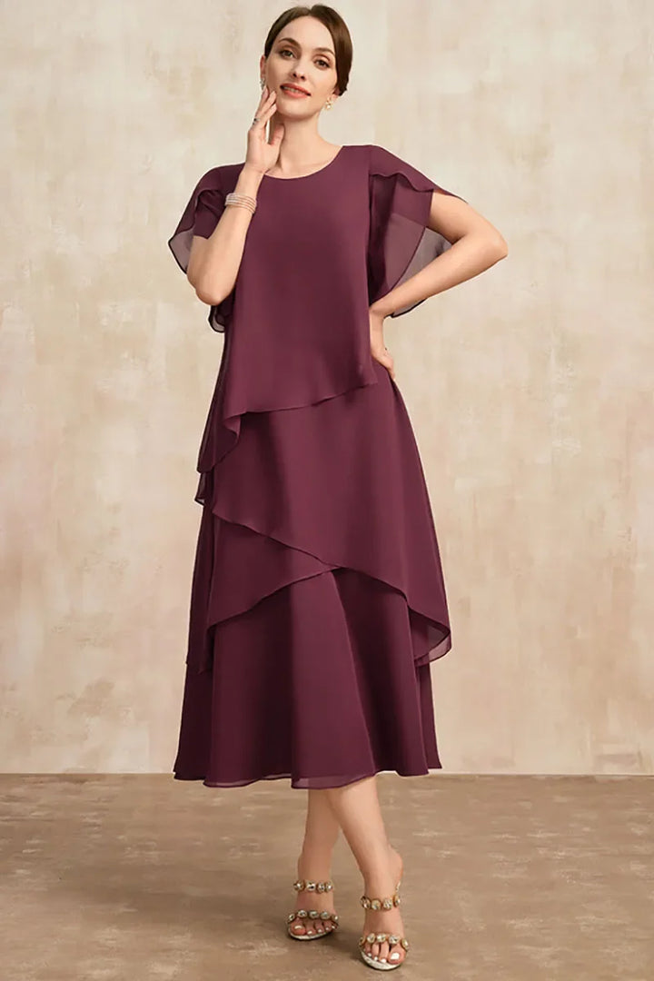 Lina | Classic Chiffon Dress