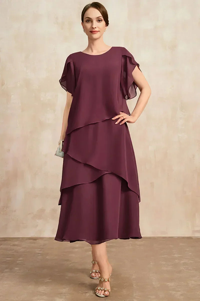 Lina | Classic Chiffon Dress