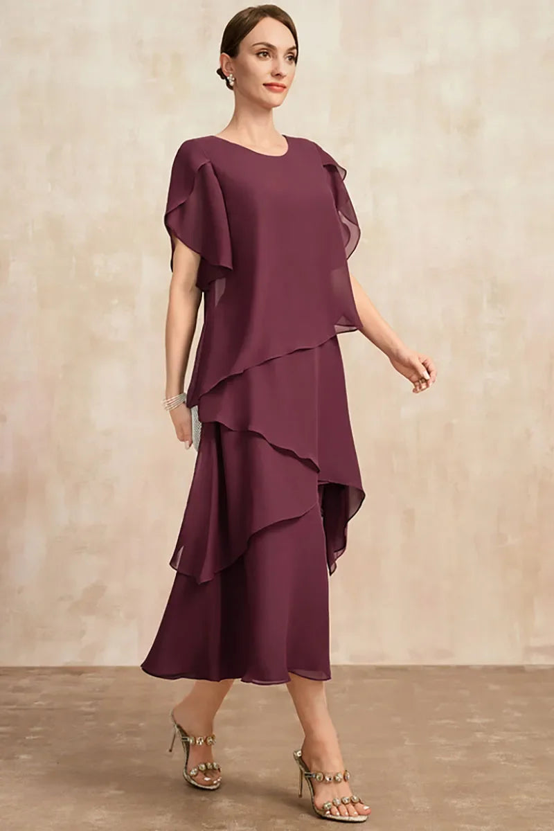Lina | Classic Chiffon Dress