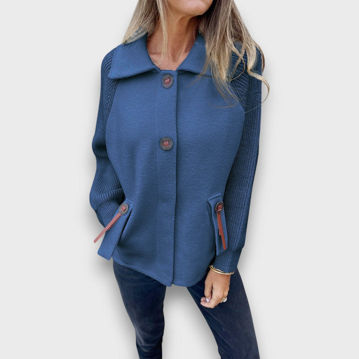 Elowen | Contrast Sleeve Jacket