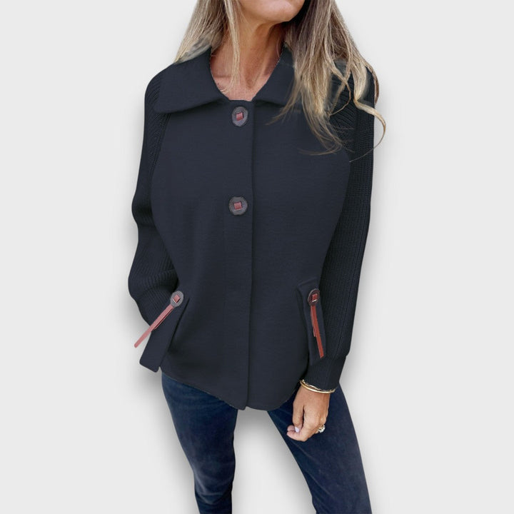 Elowen | Contrast Sleeve Jacket