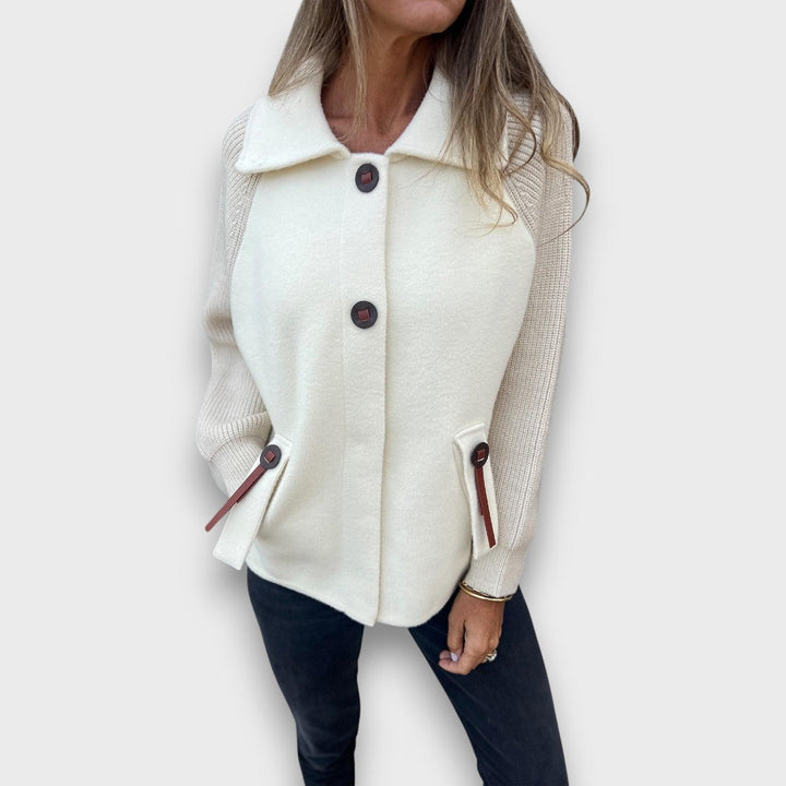 Elowen | Contrast Sleeve Jacket