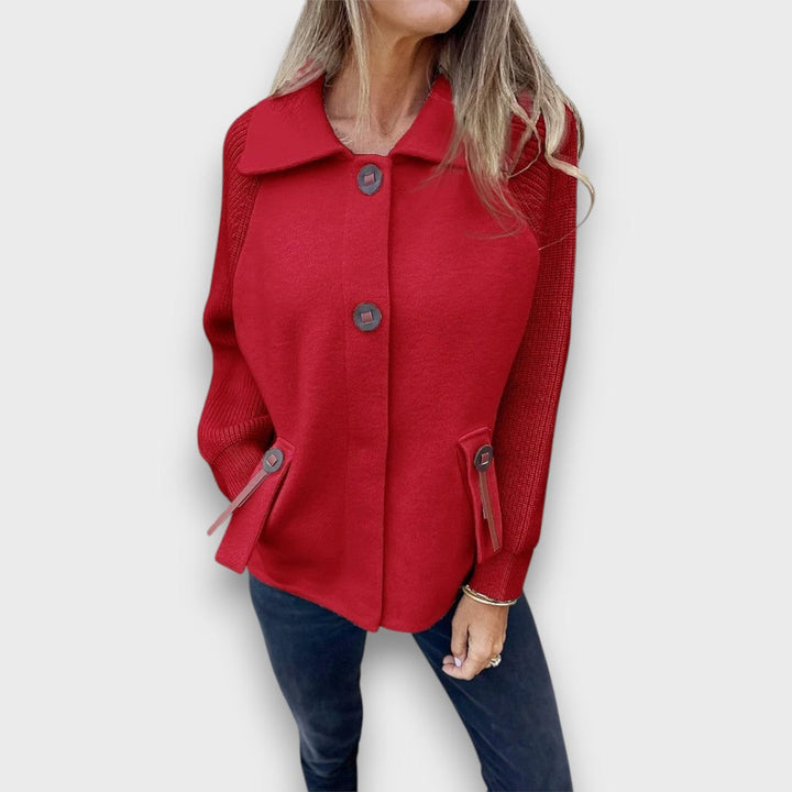 Elowen | Contrast Sleeve Jacket