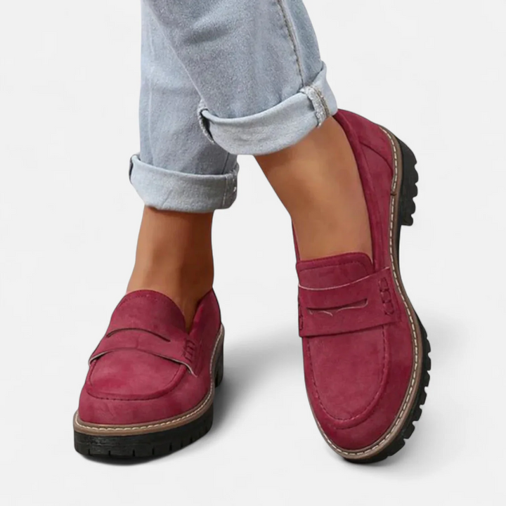 Alise | Faux Suede Moccasins
