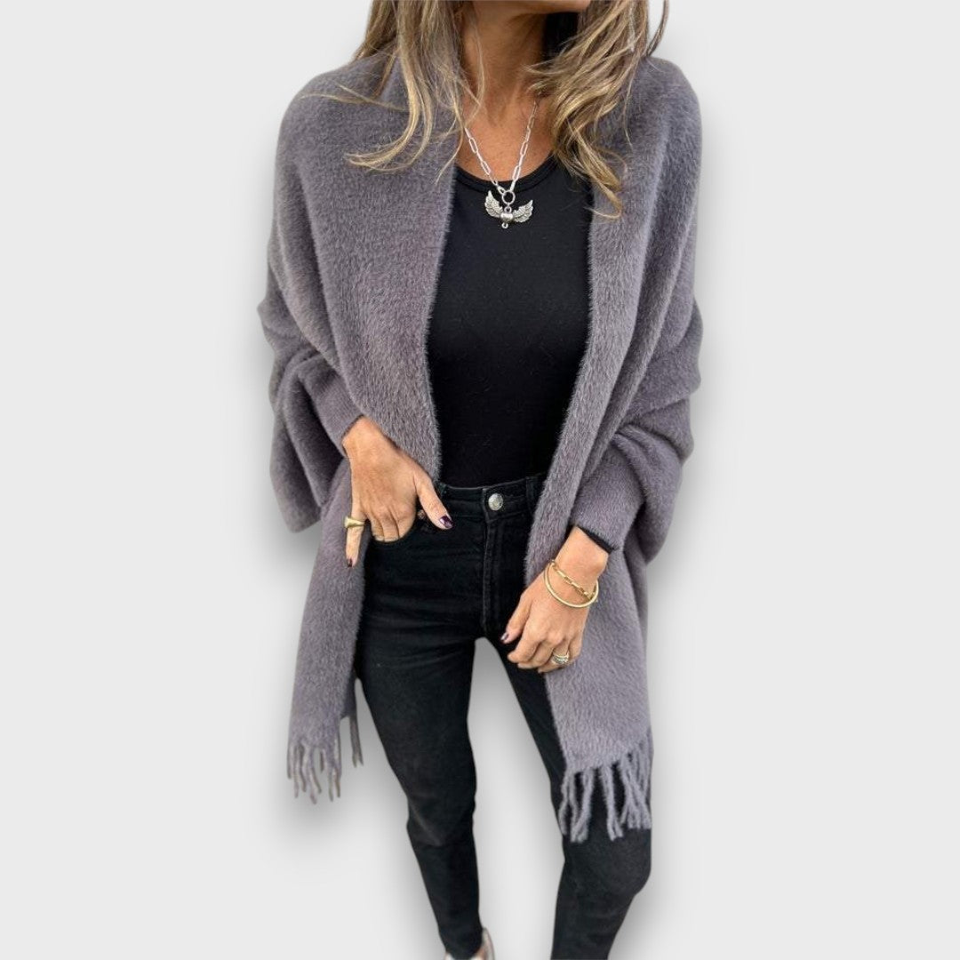 Alina | Elegant Fringe Cardigan