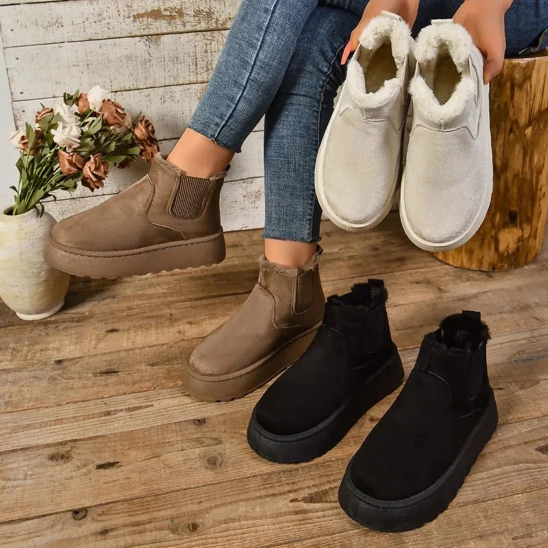Cindy | Cozy Fleece-Lined Boots