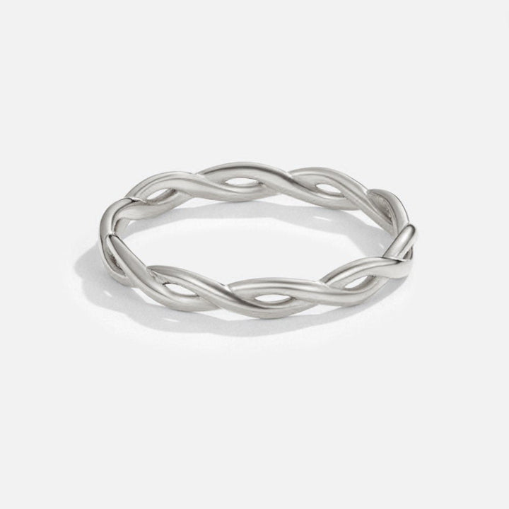 Infinity 18K Silver Spinner Ring