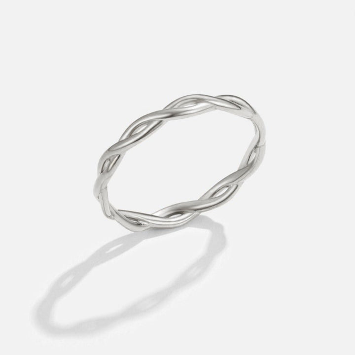 Infinity 18K Silver Spinner Ring