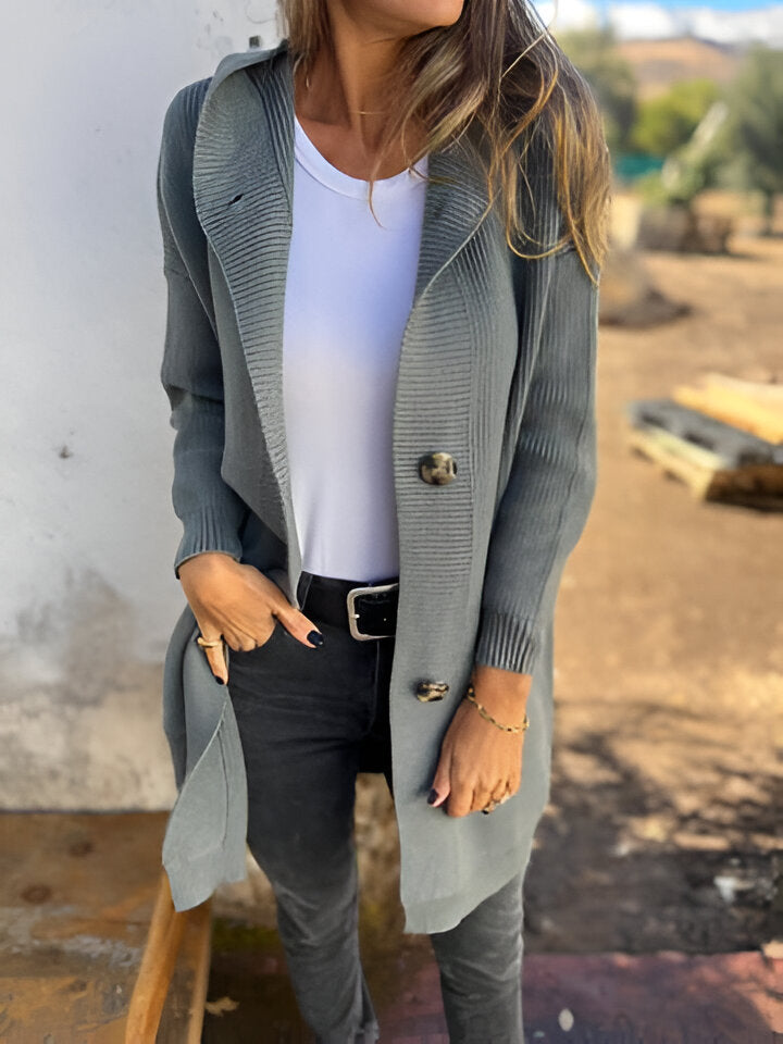Claudia | Serenity Knitted Hoodie