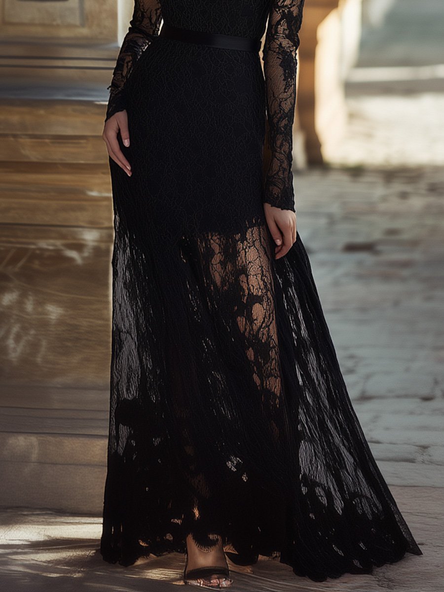 Ellie | Lace Maxi Dress