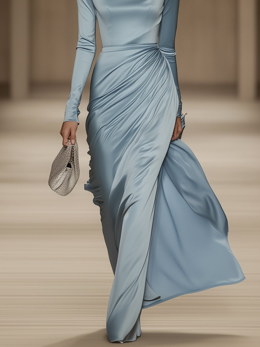 Willow | Satin Maxi Dress