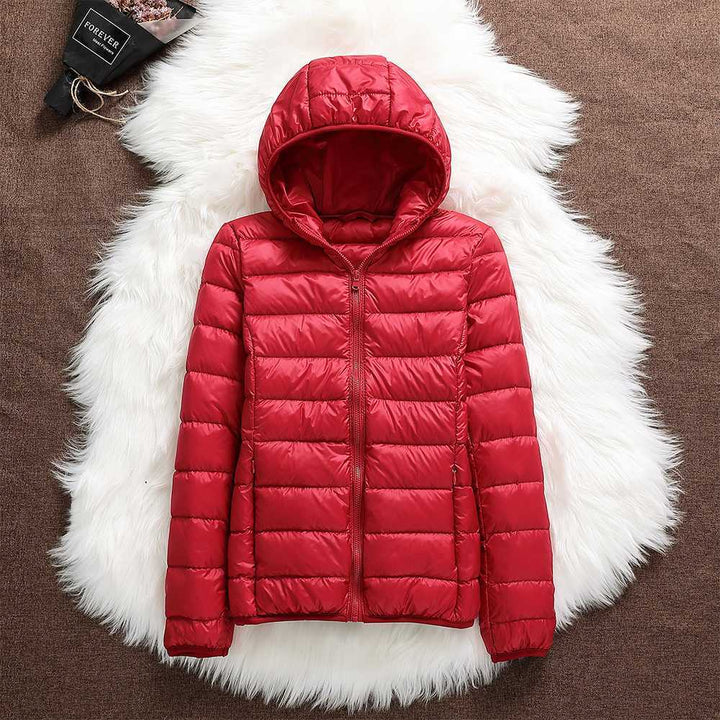 Helene | Jacket in white duck feathers