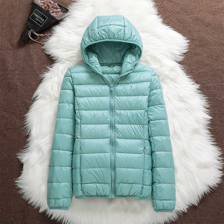 Helene | Jacket in white duck feathers