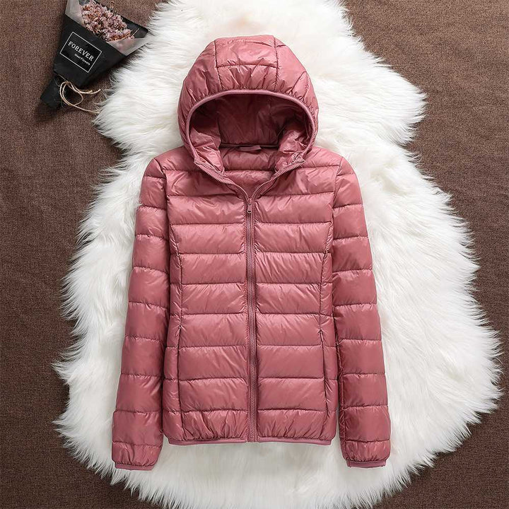 Helene | Jacket in white duck feathers