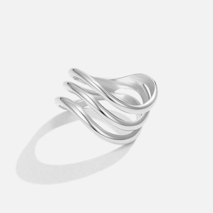 Elowen Layered Silver Ring