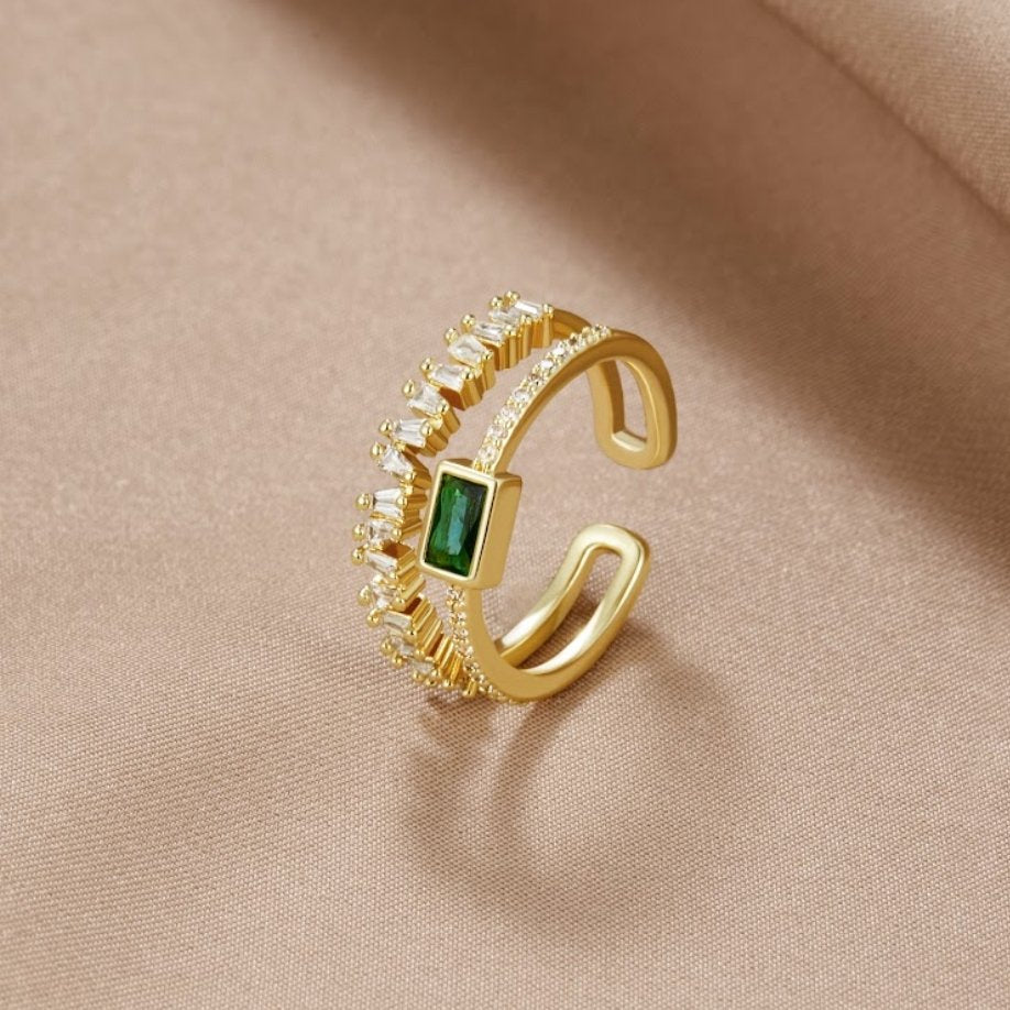 Sienna | Multi-Layer Crystal Ring