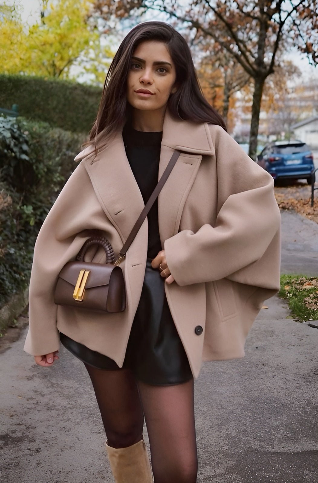 Ava | Trendy Oversized Wool Coat