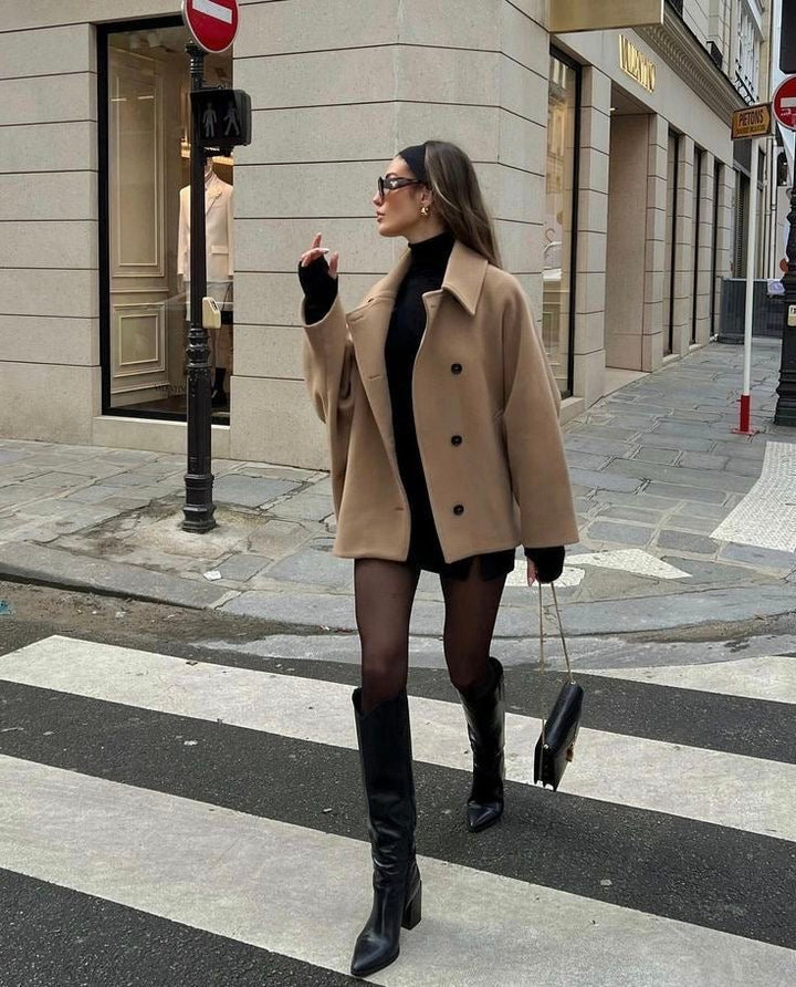 Ava | Trendy Oversized Wool Coat