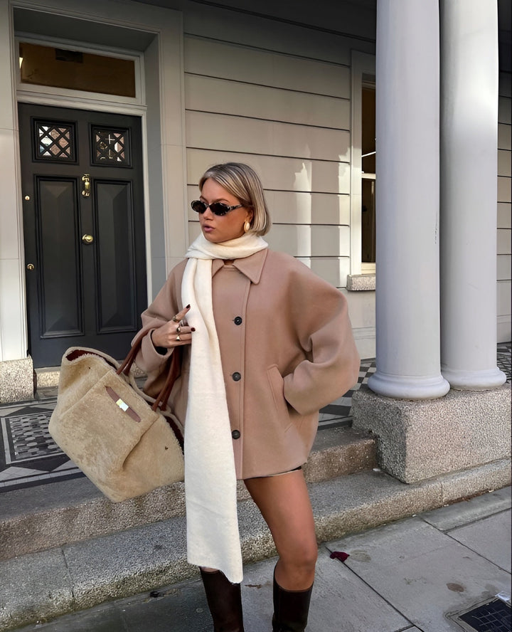 Ava | Trendy Oversized Wool Coat