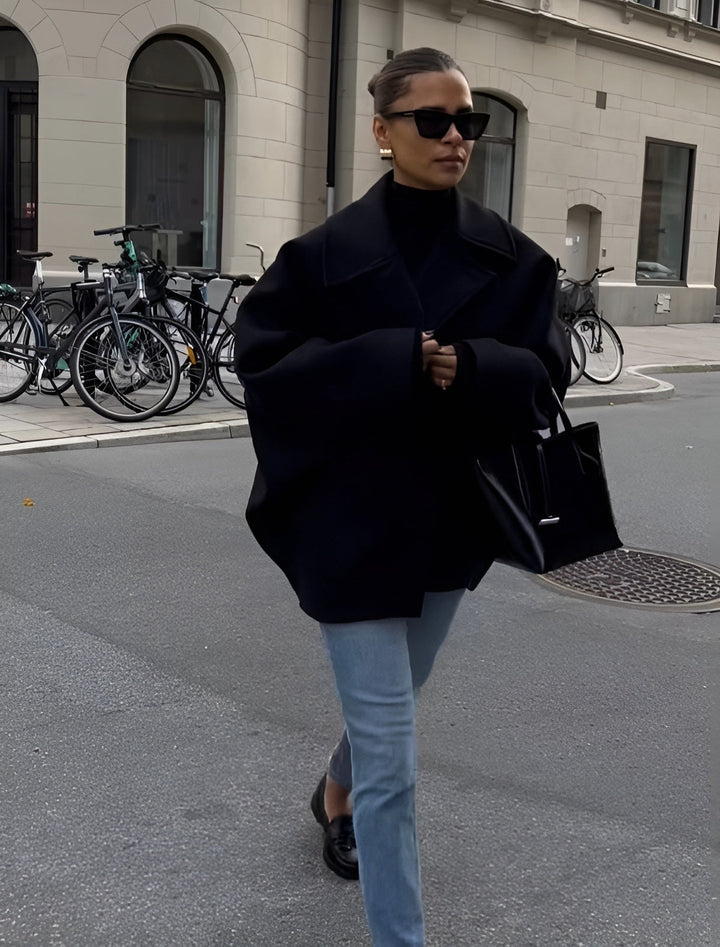 Ava | Trendy Oversized Wool Coat
