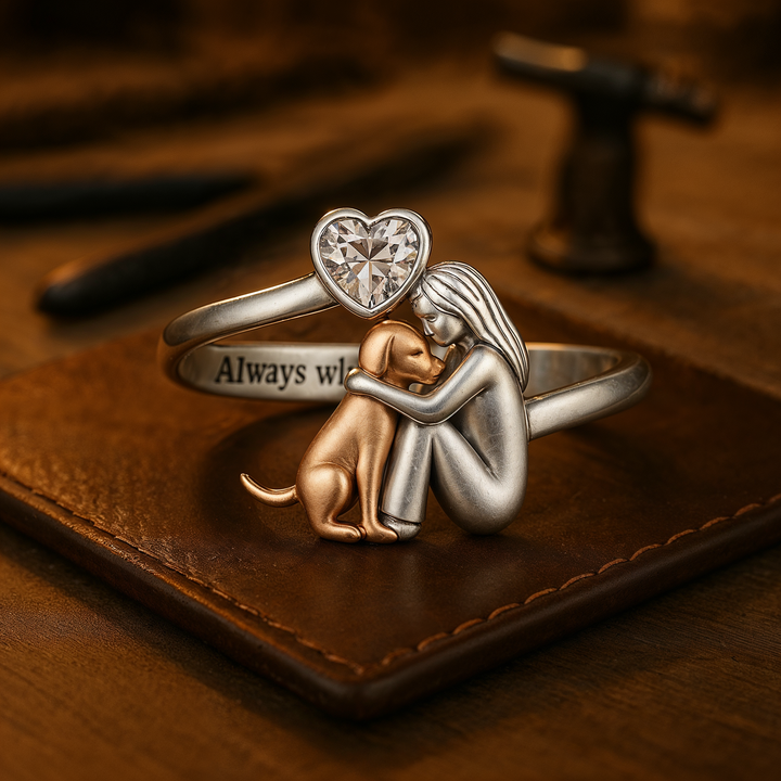Adjustable ring – “Forever in my heart”