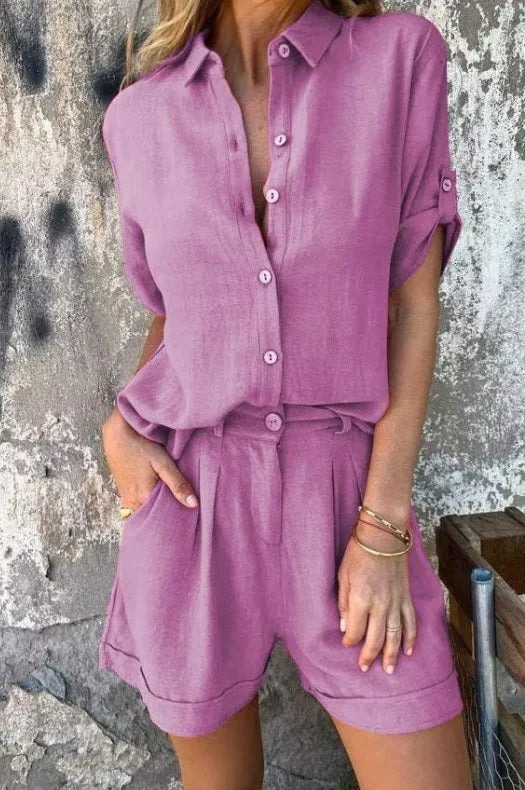 Lia | Linen Comfy Set
