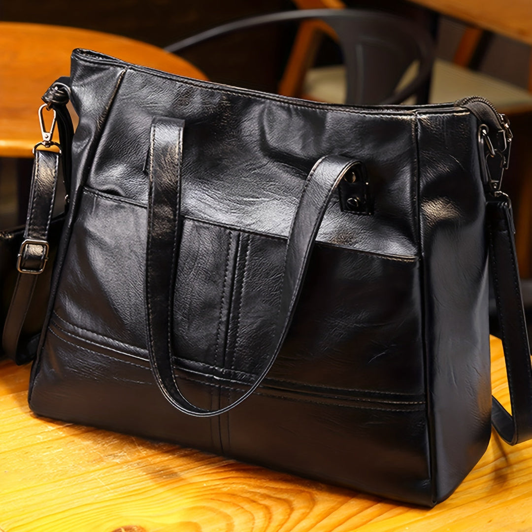 Clara | Retro Bag in Vegan Leather