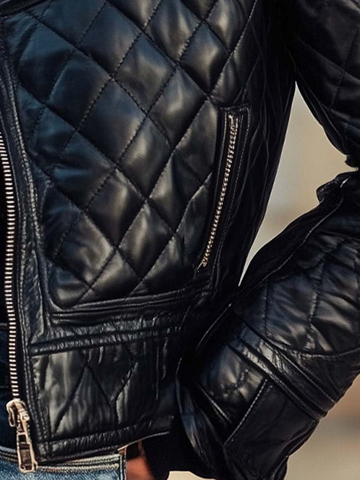 Khloé | Faux Fur Biker Jacket