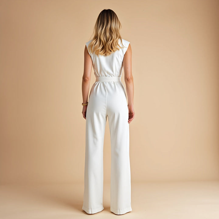 Olivienne | Luxe Draped Jumpsuit