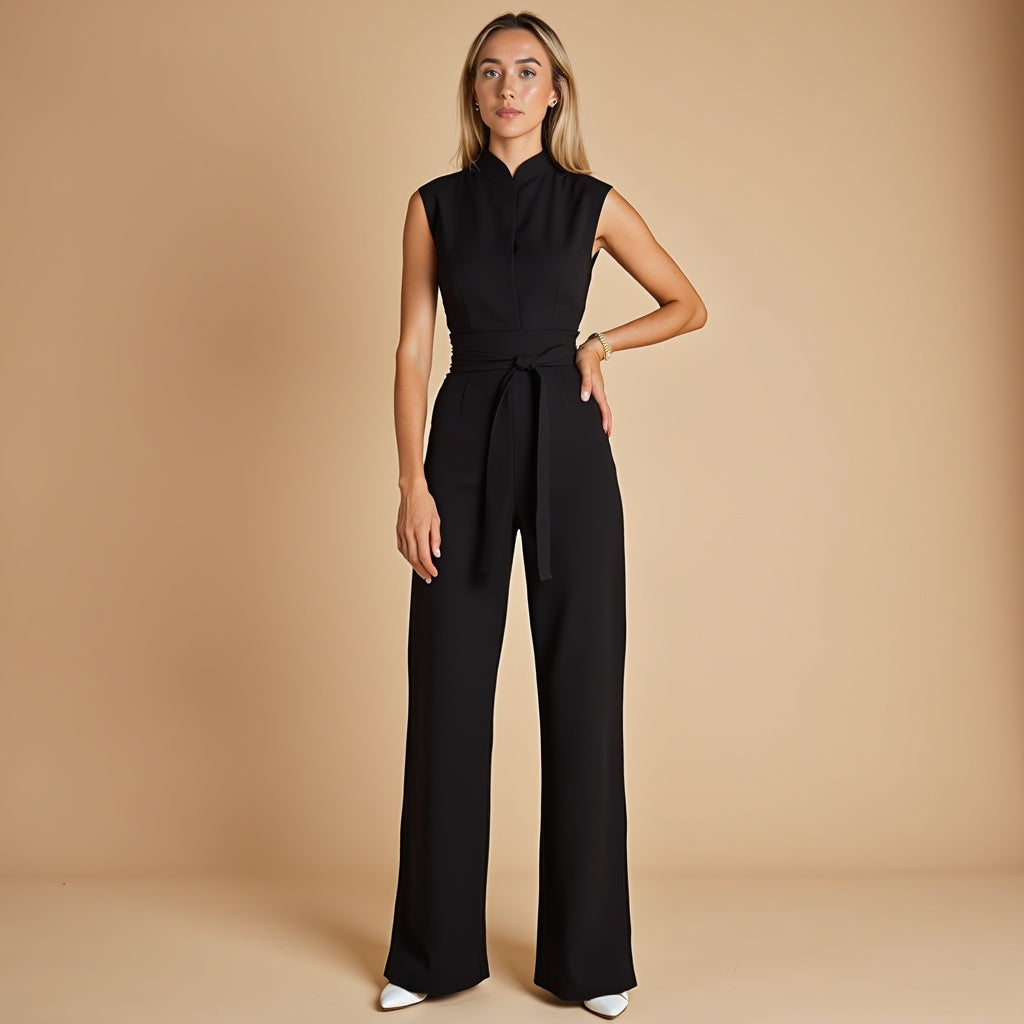 Olivienne | Luxe Draped Jumpsuit