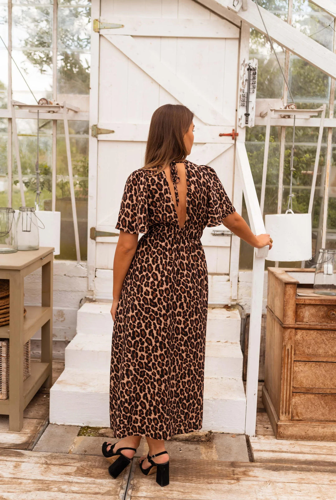 July | Elegant Leopard Dress