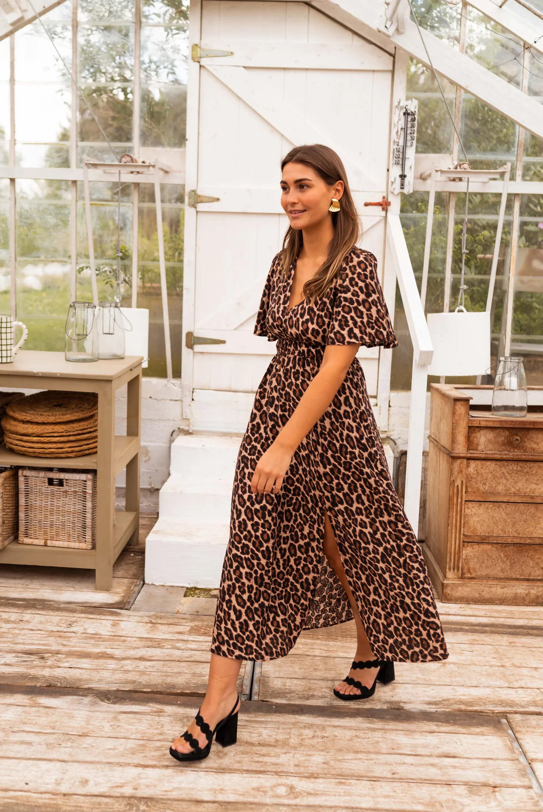 July | Elegant Leopard Dress