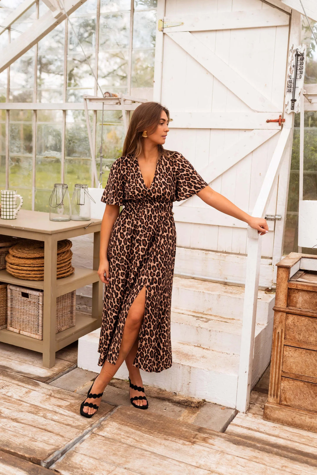 July | Elegant Leopard Dress