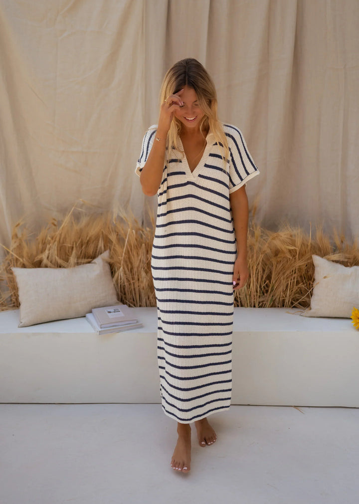 Steffy | Coastal Stripe Dress
