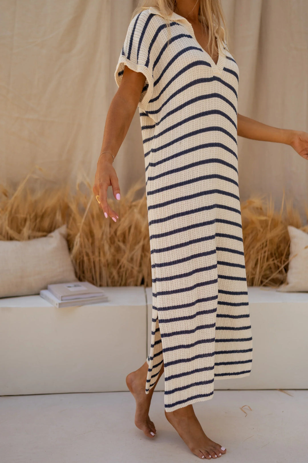 Steffy | Coastal Stripe Dress