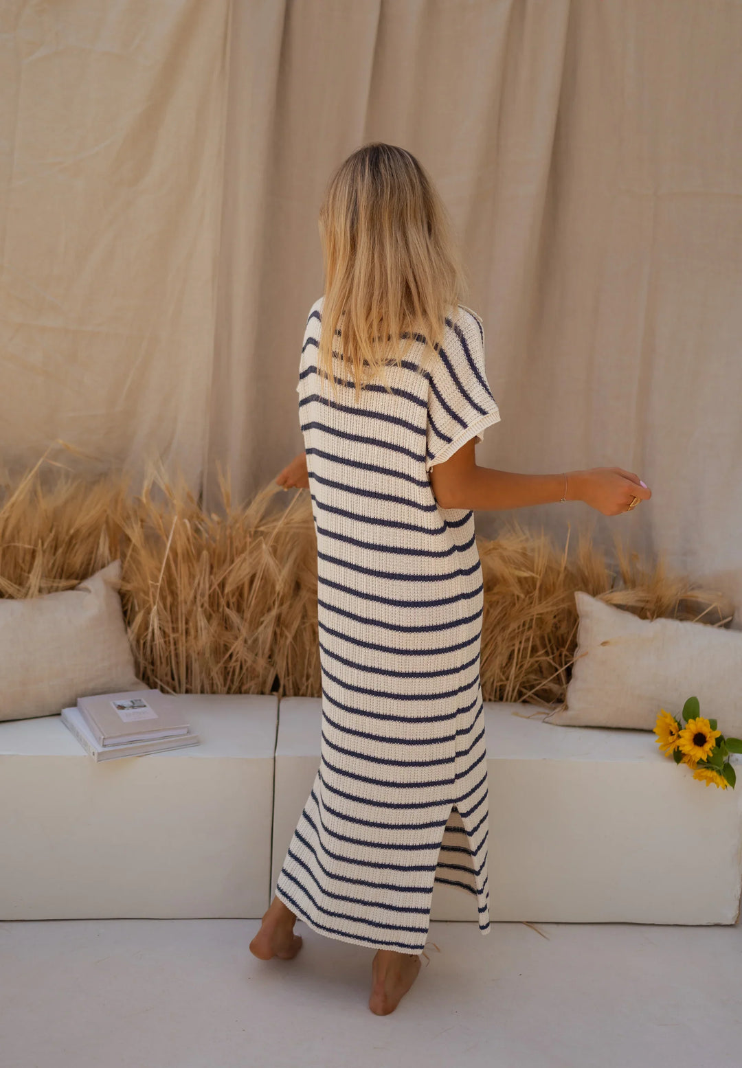 Steffy | Coastal Stripe Dress