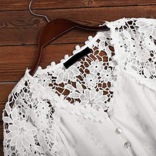 Lily| Floral Lace Blouse