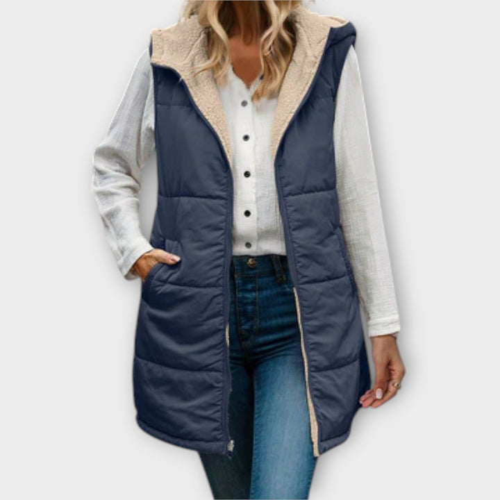 Elena | Reversible Insulated Puffer Vest