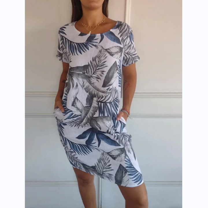 Sandy | Dress with round neck