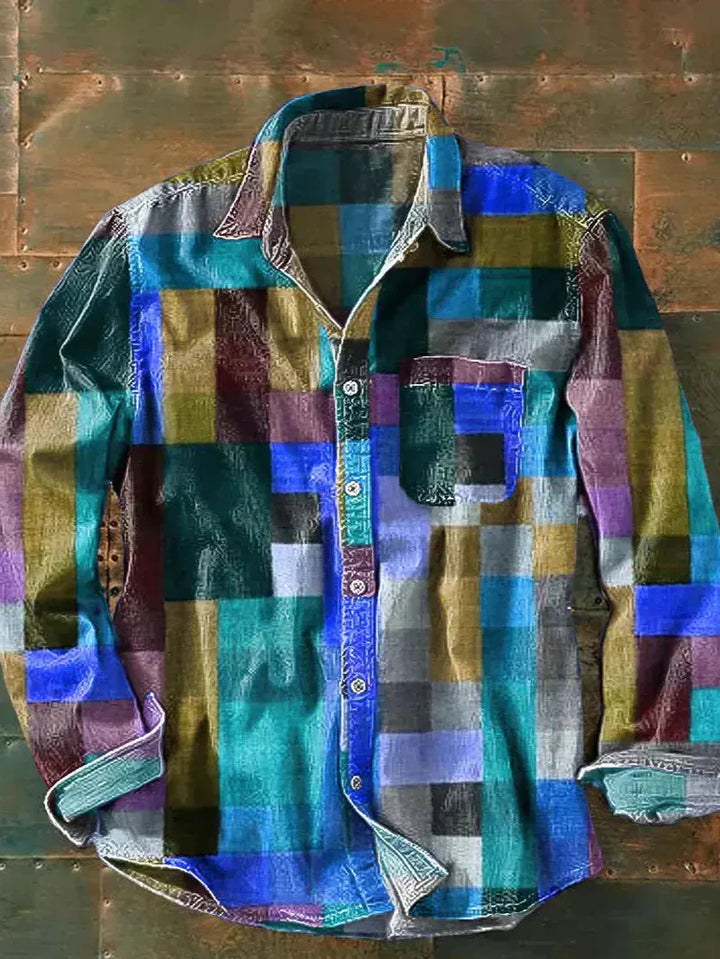 Willy | Retro Blocked Long Sleeve