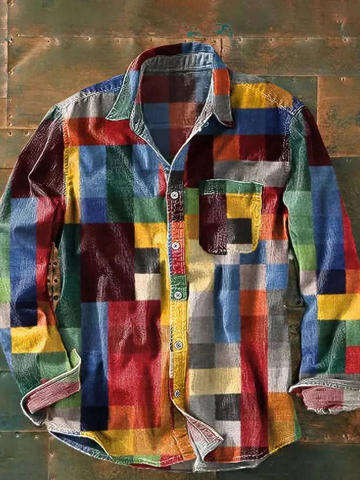 Willy | Retro Blocked Long Sleeve