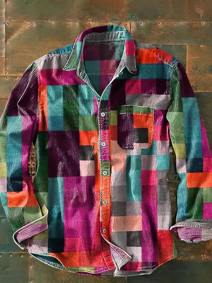 Willy | Retro Blocked Long Sleeve