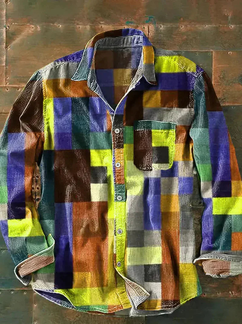 Willy | Retro Blocked Long Sleeve