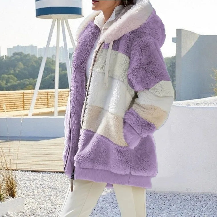 Corinne | Women’s Winter Hooded Zip Jacket