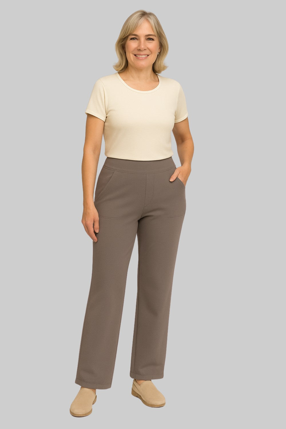 Stretch trousers with comfort fit 1+1 FREE