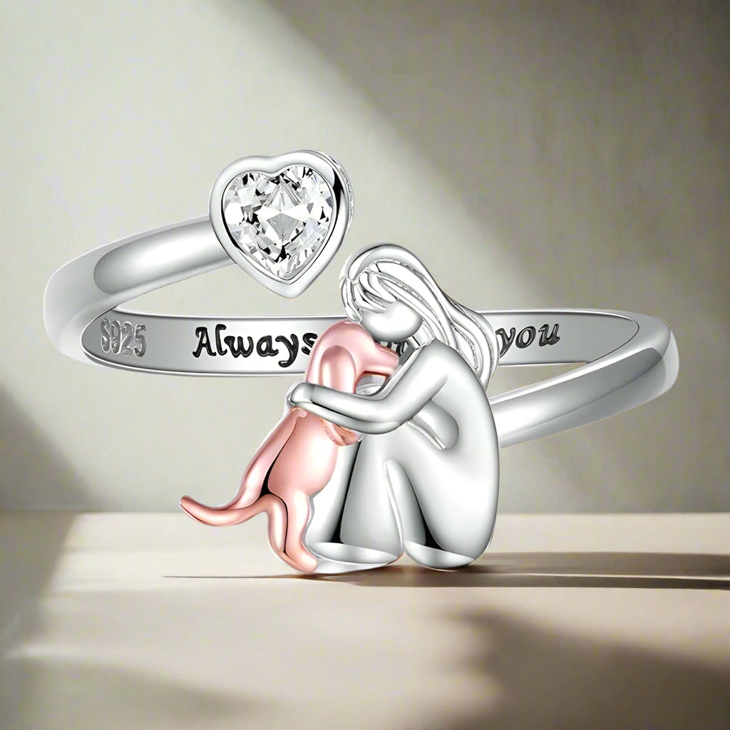 Adjustable ring – “Forever in my heart”